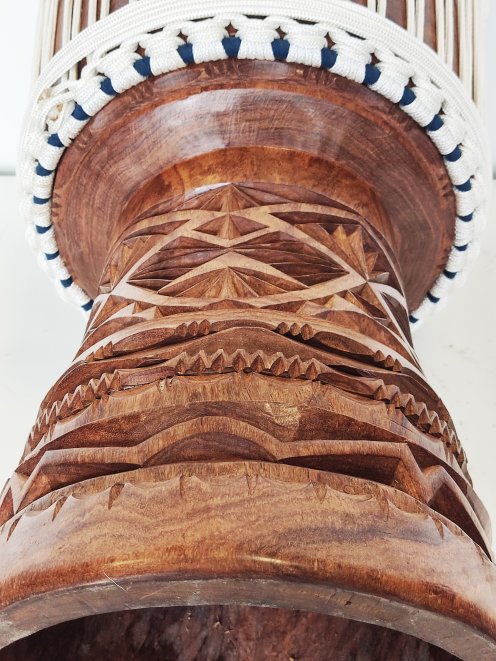 Custom-made djembe - Signature Guinea djembe