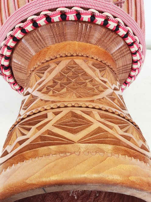 Custom-made djembe - Signature Guinea djembe
