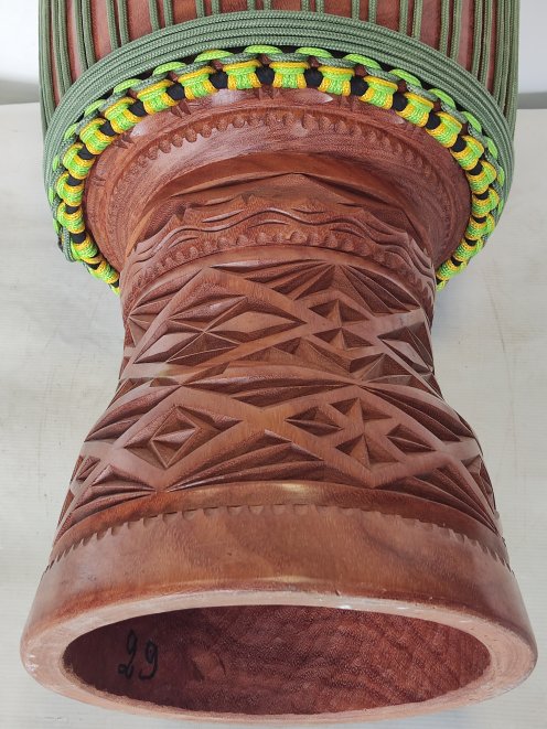 Custom-made djembe - Signature Guinea djembe