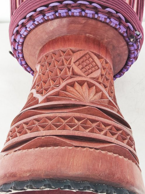 Custom-made djembe - Signature Guinea djembe