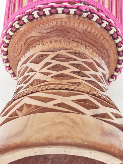 Custom-made djembe - Signature Guinea djembe