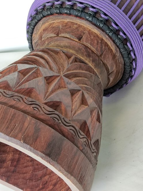 Custom-made djembe - Signature Burkina Faso djembe
