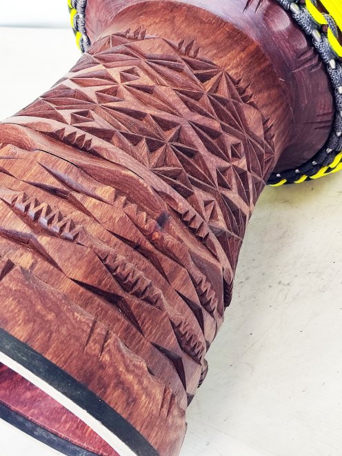 Custom-made djembe - Signature Guinea djembe