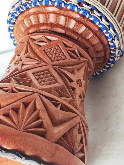 Custom-made djembe - Signature Guinea djembe