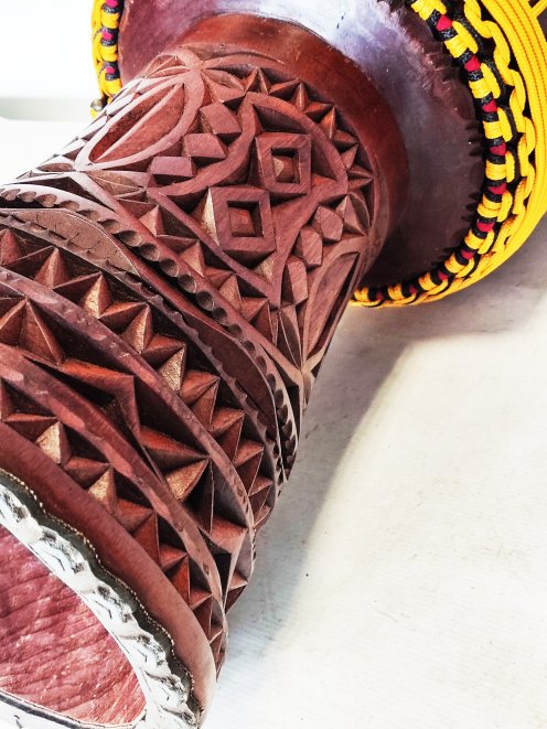 Custom-made djembe - Signature Guinea djembe