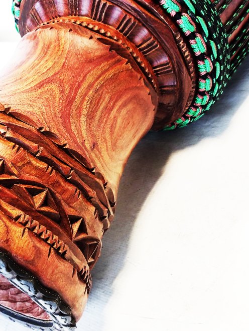 Custom-made djembe - Signature Guinea djembe