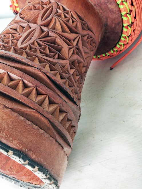 Custom-made djembe - Signature Guinea djembe