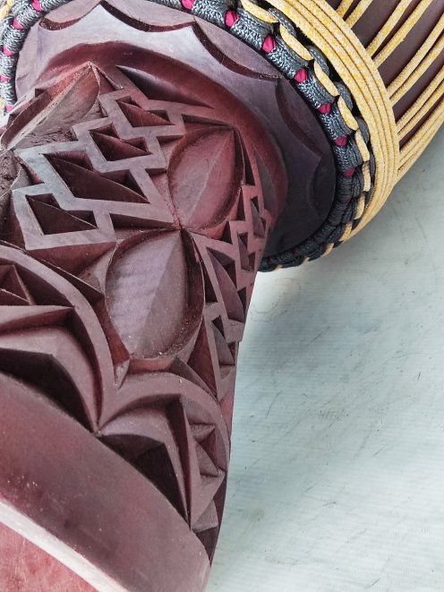 Custom-made djembe - Signature Mali djembe
