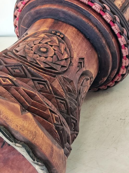 Custom-made djembe - Signature Guinea djembe