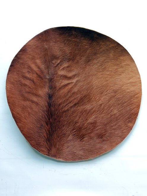 Large thick horse skin with hair for djembe drum