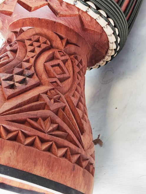 Custom-made djembe - Signature Mali djembe