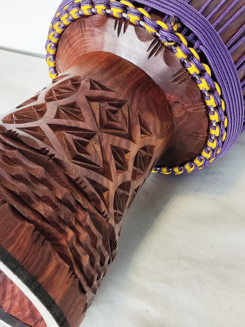 Custom-made djembe - Signature Guinea djembe
