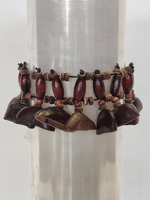 African seeds rattle - Entada rattle bracelet