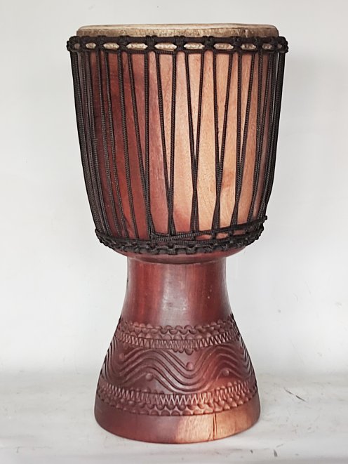 Djembe for sale - Large mahogany Mali djembe drum