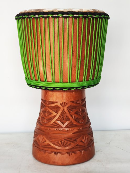 Custom-made djembe - Signature Guinea djembe