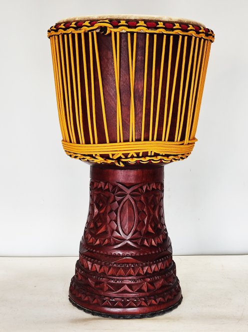 Custom-made djembe - Signature Guinea djembe
