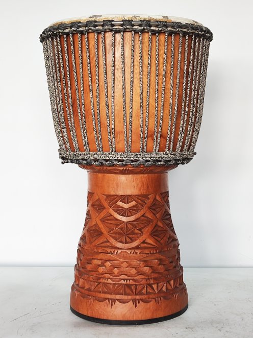 Custom-made djembe - Signature Guinea djembe