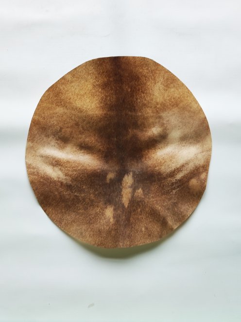 Small thick shaved deer skin for djembe drum