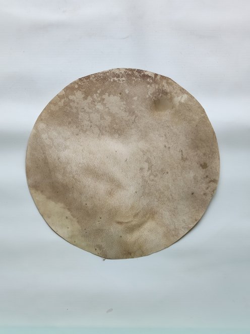Small thin shaved deer skin for djembe drum