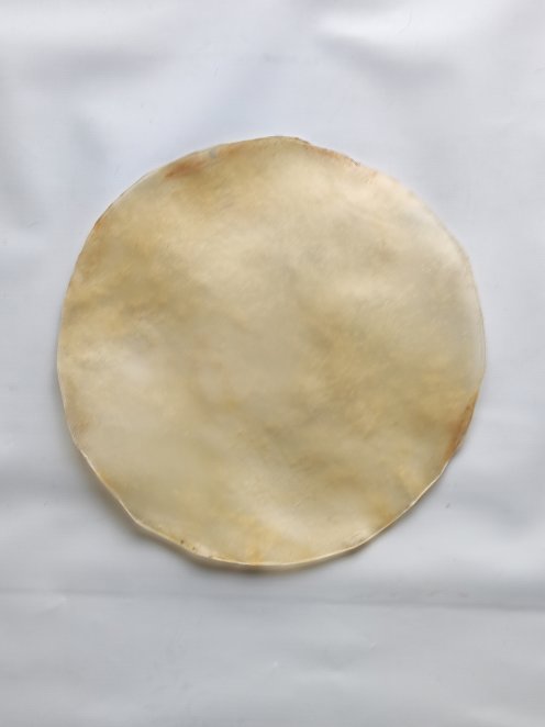 Small thick steer skin, buffalo skin, bull skin or cow skin without hair for djembe drum percussion