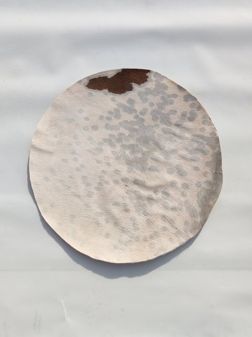 Very thin donkey skin with hair for djembe drum M