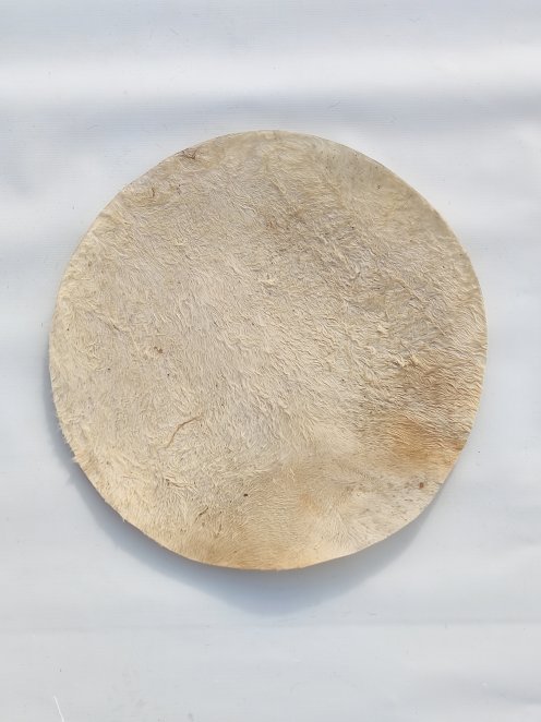Thick mule skin with hair for djembe drum