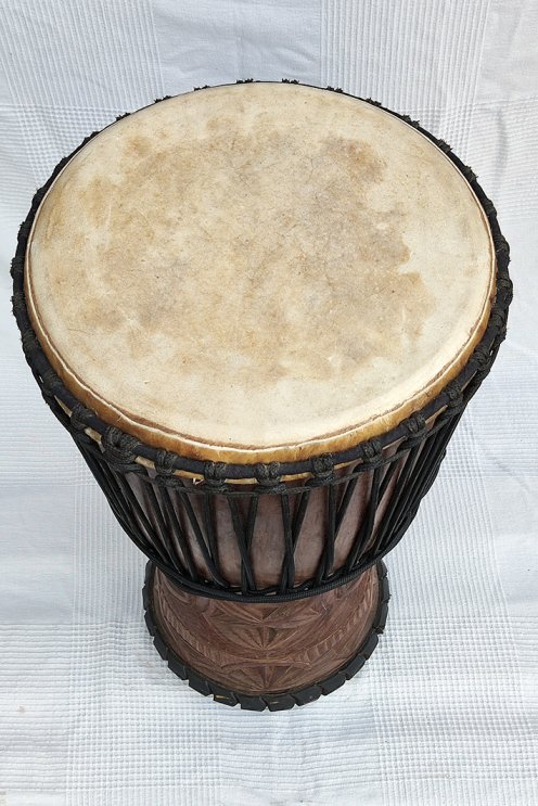 Guinea cow skin djembe - Calf skin, bull skin high end djembe drum