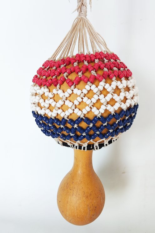 Medium-sized djabara - African Shekere yabara
