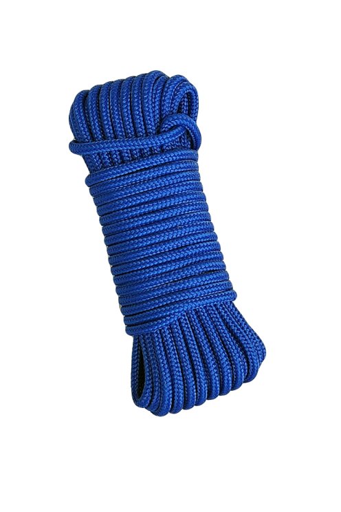 PES reinforced djembe drum rope 4 mm Bleu de France 10 m