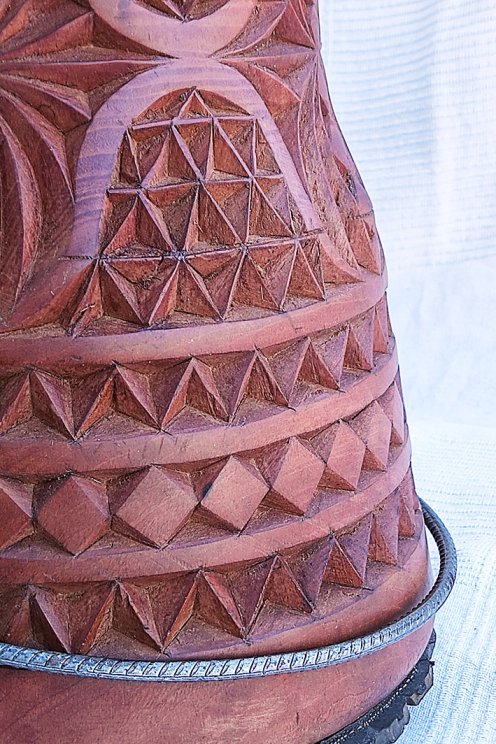 Mahogany (djala) Guinea djembe shell - High end djembe