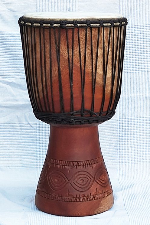 Djembe for sale - Large mahogany Mali djembe drum