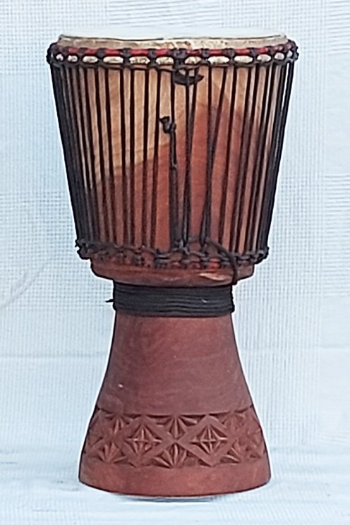 Djembe for sale - Large mahogany Mali djembe drum