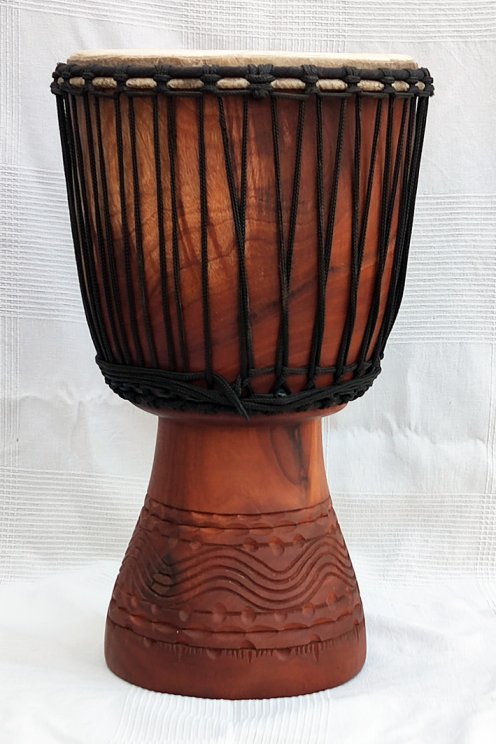 Djembe for sale - Large mahogany Mali djembe drum