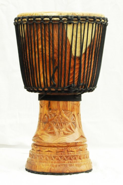 Guinea cow skin djembe - Calf skin, bull skin high end djembe drum