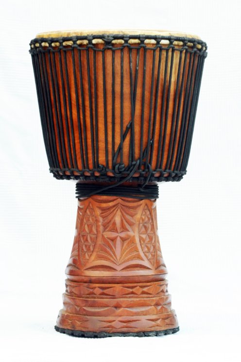 Guinea cow skin djembe - Calf skin, bull skin high end djembe drum