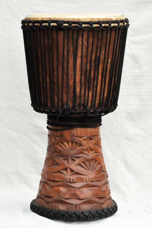 Guinea cow skin djembe - Calf skin, bull skin high end djembe drum