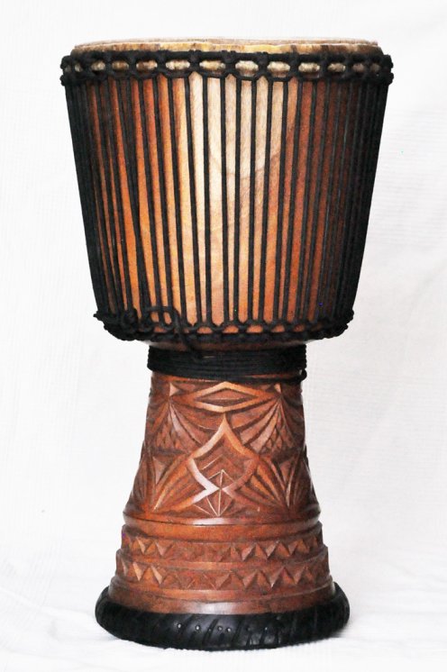 Guinea cow skin djembe - Calf skin, bull skin high end djembe drum