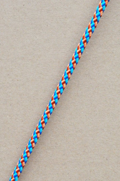 Ø5 mm djembe halyard (helix, copper / blue, 100 m) - Rope for djembe drum