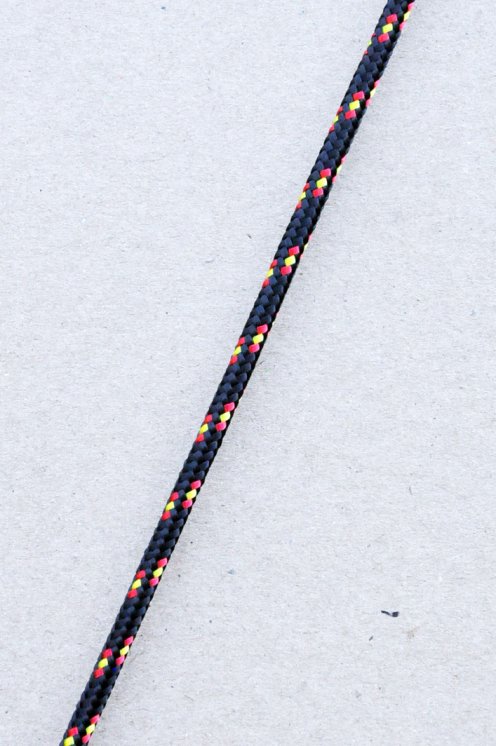 4 mm halyard (tricolour, red / yellow / red) - 100 m djembe drum rope