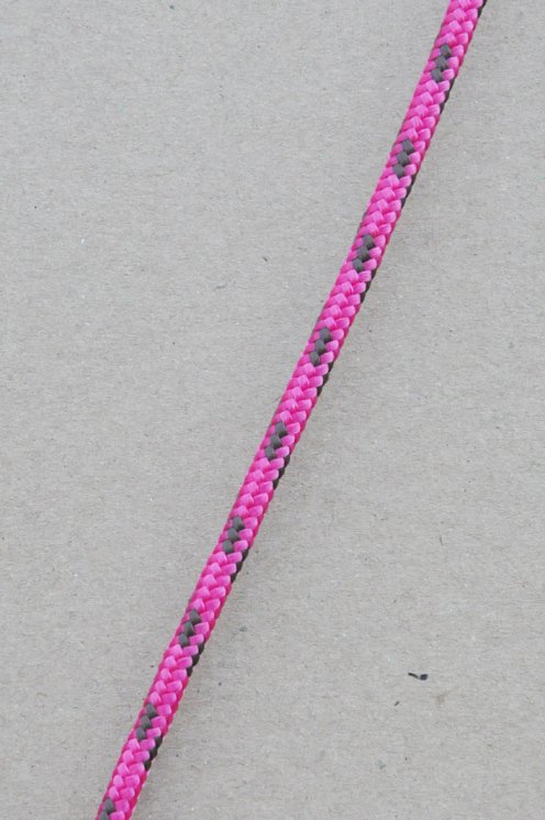 Ø5 mm halyard for djembe drum (raspberry / brown, 100 m) - Djembe rope