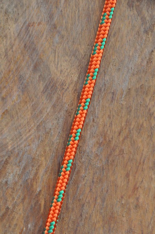 Ø5 mm copper / green prestretched polyester rope for djembe drum - Djembe rope