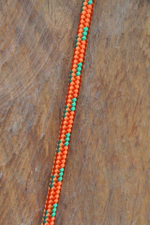Ø6 mm copper / green prestretched polyester rope for djembe drum - Djembe rope