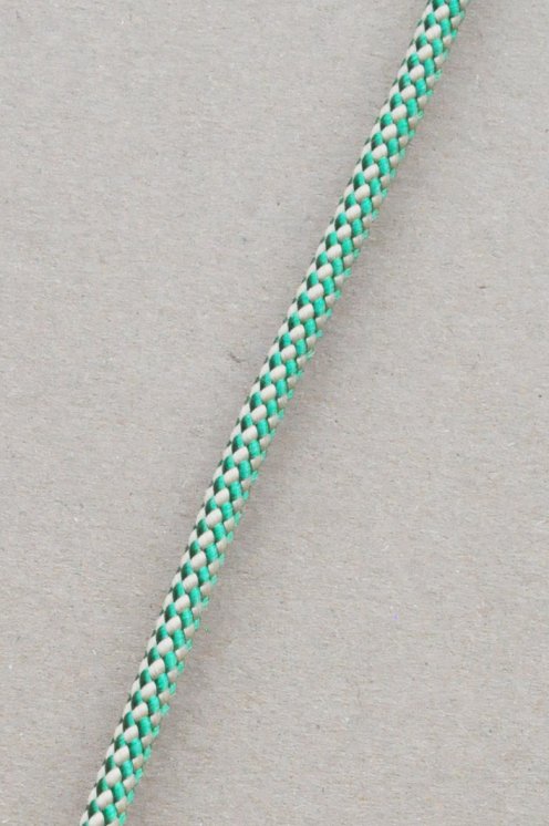 Ø5 mm djembe halyard (checkerboard, beige / green, 100 m) - Rope for djembe drum