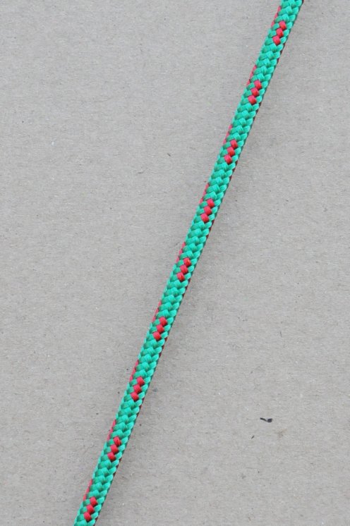 Ø5 mm halyard for djembe drum (green / red, 100 m) - Djembe rope