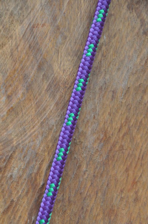 Ø6 mm violet / green prestretched polyester rope for djembe drum - Djembe rope