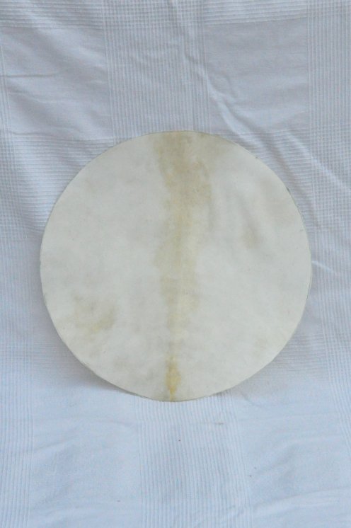 Small thick shaved elk skin for djembe drum