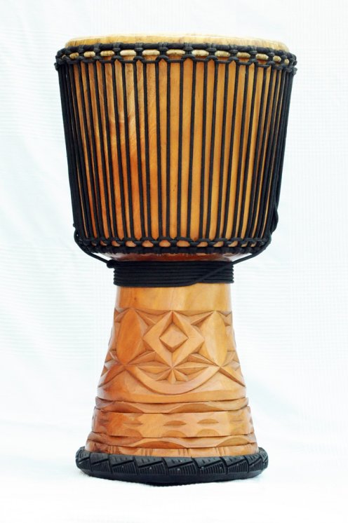 Guinea cow skin djembe - Calf skin, bull skin high end djembe drum