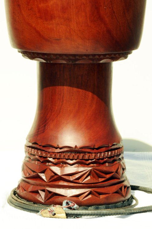 Mahogany (djala) Guinea djembe shell - High end djembe