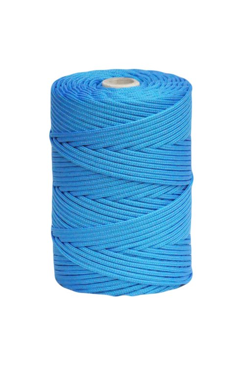 PA hollow djembe drum rope 4 mm Blue 160 m