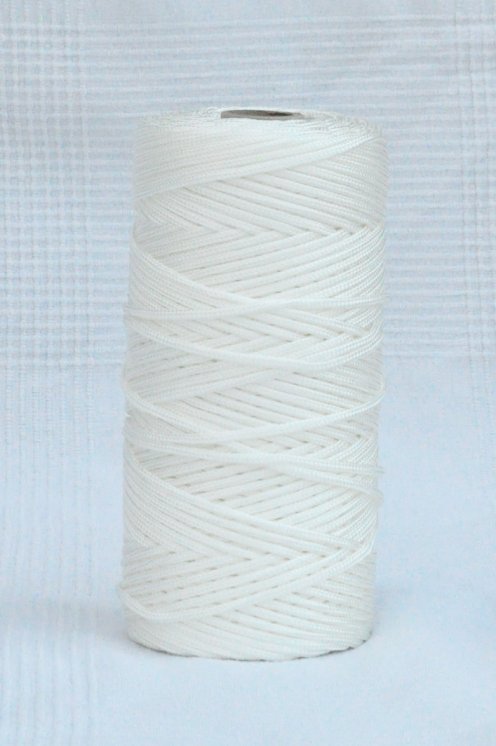 PA hollow djembe drum rope 4 mm White 160 m
